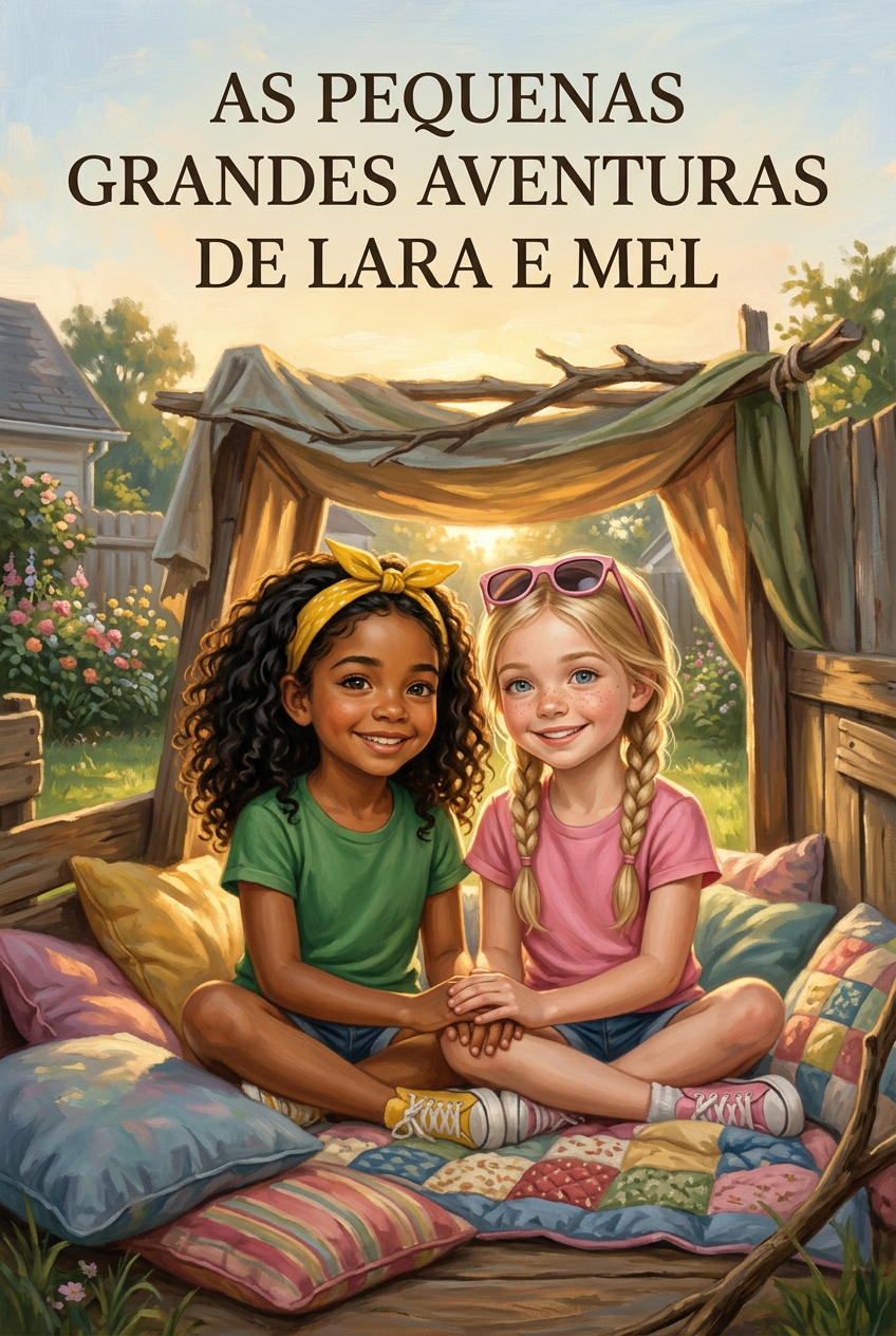 Capa do livro As Pequenas Grandes Aventuras de Lara e Mel
