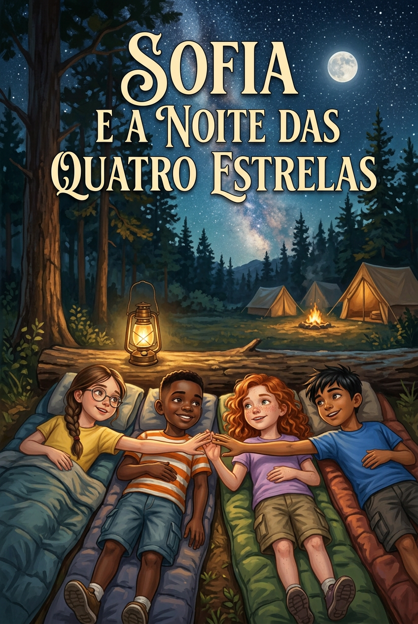 Capa do livro Sofia e a Noite das Quatro Estrelas