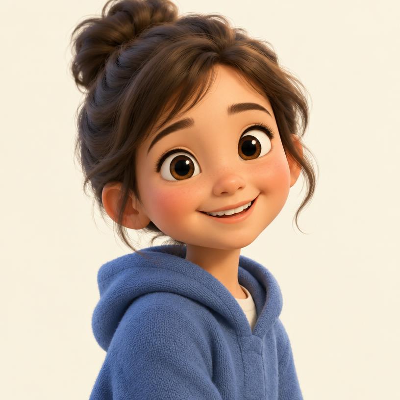 Amostra do estilo Pixar 3D